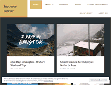 Tablet Screenshot of footlooseforever.com
